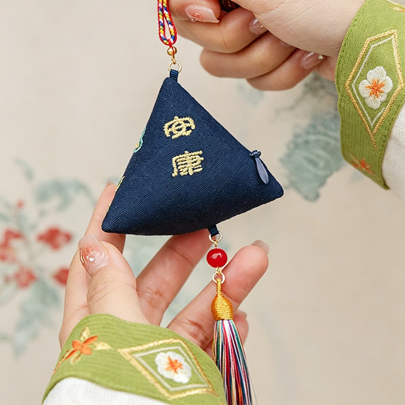 Buddha Stones Broderie Zongzi Triangle Scorpion Décoration Animal Mignon - image 16