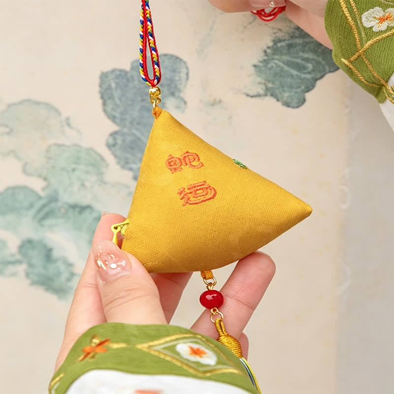 Buddha Stones Broderie Zongzi Triangle Scorpion Décoration Animal Mignon - image 10