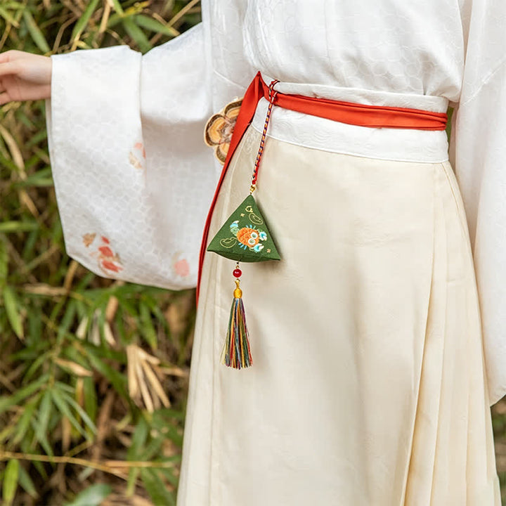 Buddha Stones Broderie Zongzi Triangle Scorpion Décoration Animal Mignon - image 3