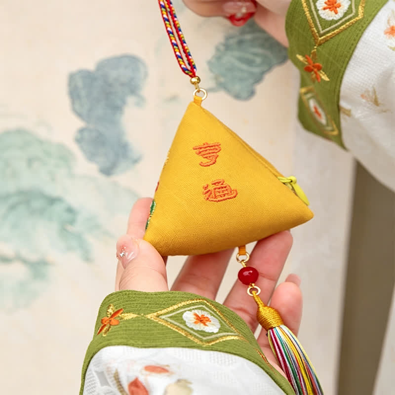 Buddha Stones Broderie Zongzi Triangle Scorpion Décoration Animal Mignon - image 11