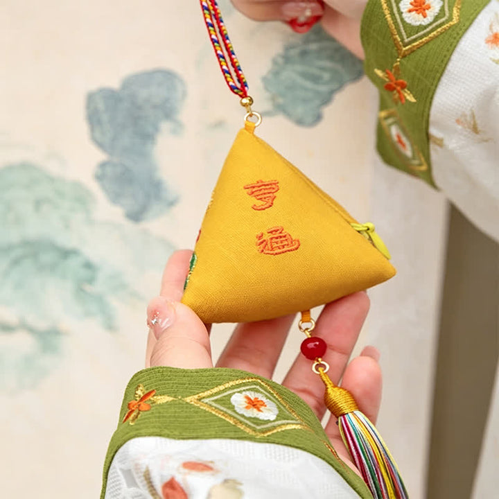 Buddha Stones Broderie Zongzi Triangle Scorpion Décoration Animal Mignon - image 11
