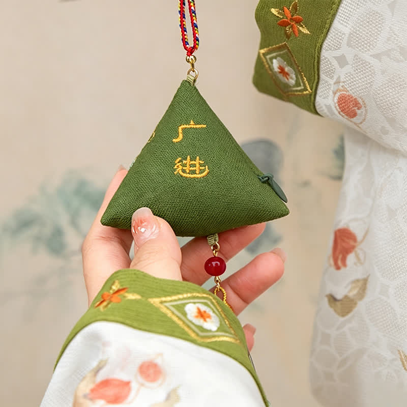 Buddha Stones Broderie Zongzi Triangle Scorpion Décoration Animal Mignon - image 2