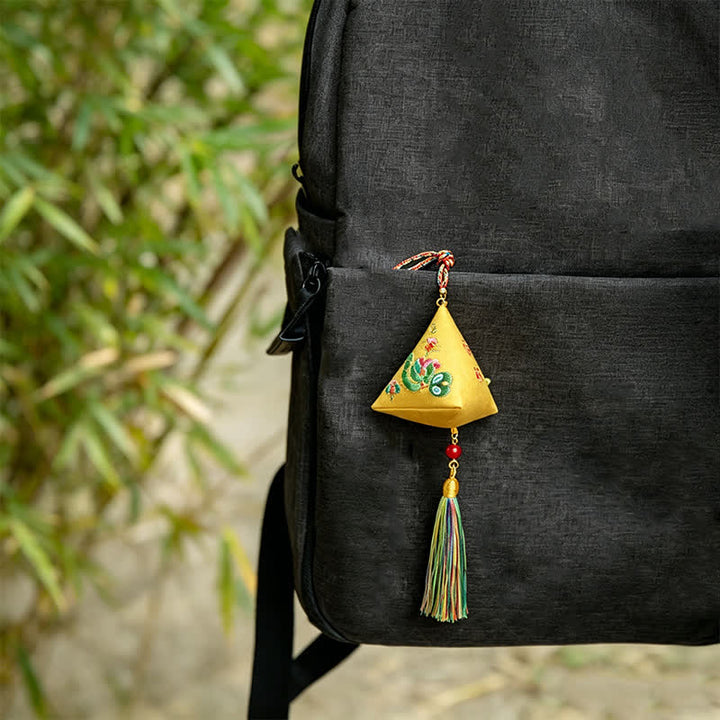 Buddha Stones Broderie Zongzi Triangle Scorpion Décoration Animal Mignon - image 13