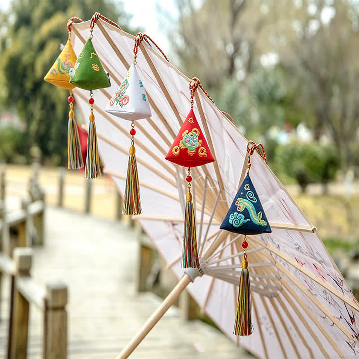 Buddha Stones Broderie Zongzi Triangle Scorpion Décoration Animal Mignon - image 22