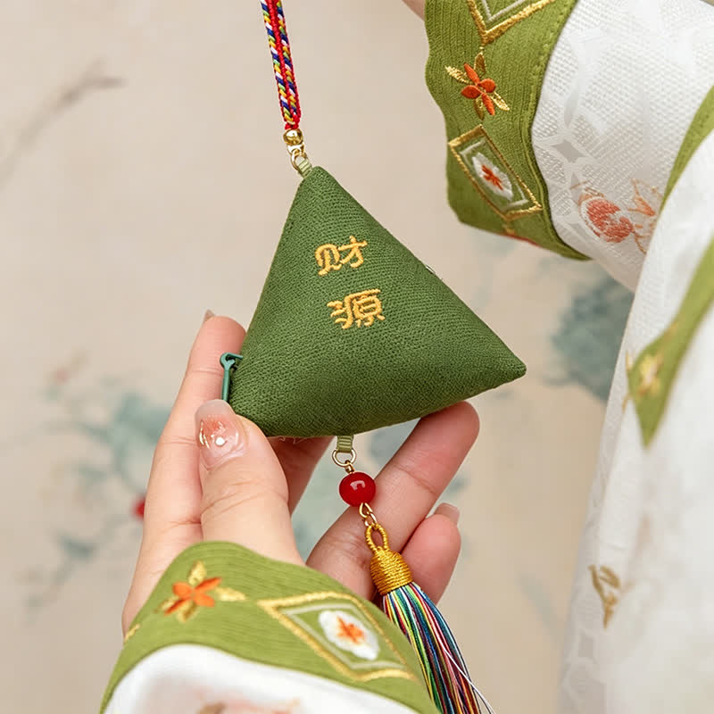 Buddha Stones Broderie Zongzi Triangle Scorpion Décoration Animal Mignon - image 1