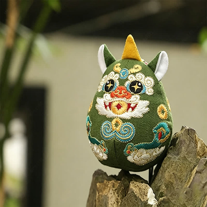 Buddha Stones Pi Xiu Qilin Dragon Renard Porte-bonheur Décoration Animal Mignonne - image 6
