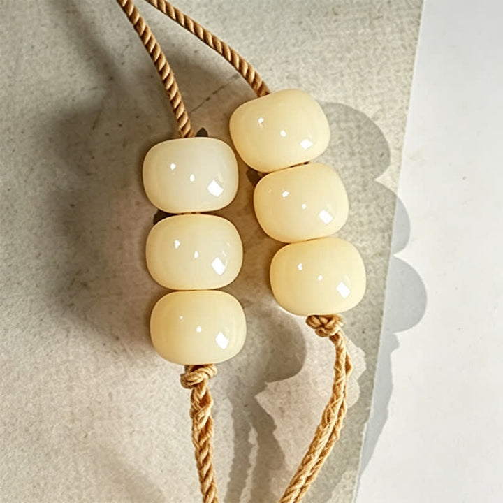 Buddha Stones Pendentif Lotus Racine de Bodhi Pureté 108 Perles Mala Rond Poli à la Main - image 11