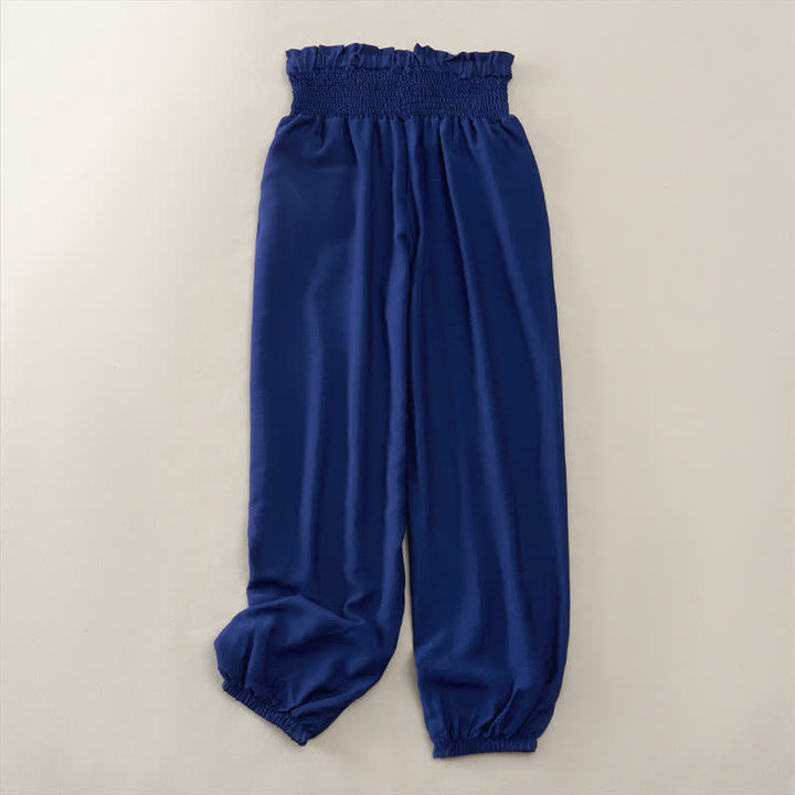 Buddha Stones Pantalon court d'été minimaliste et décontracté pour femme, avec poche - image 1