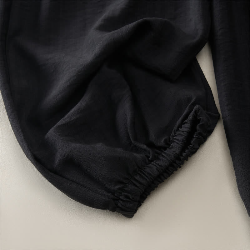Buddha Stones Pantalon court d'été minimaliste et décontracté pour femme, avec poche - image 12