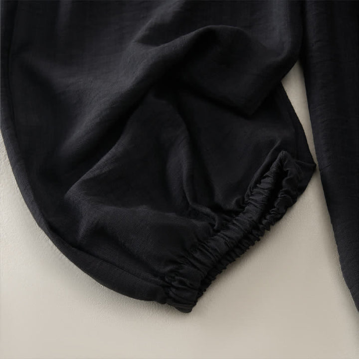 Buddha Stones Pantalon court d'été minimaliste et décontracté pour femme, avec poche - image 12