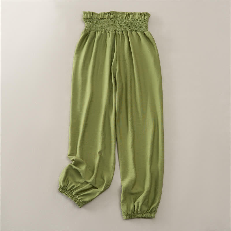 Buddha Stones Pantalon court d'été minimaliste et décontracté pour femme, avec poche - image 15