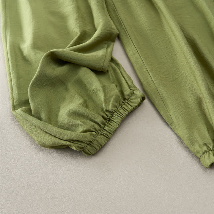 Buddha Stones Pantalon court d'été minimaliste et décontracté pour femme, avec poche - image 20