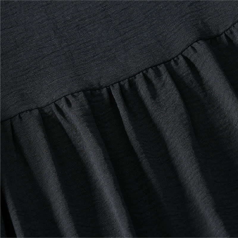Robe d'été minimaliste et décontractée à manches courtes pour femme, avec poche , Buddha Stones - image 11