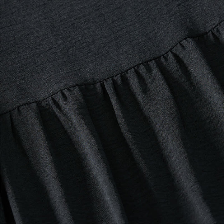 Robe d'été minimaliste et décontractée à manches courtes pour femme, avec poche , Buddha Stones - image 11