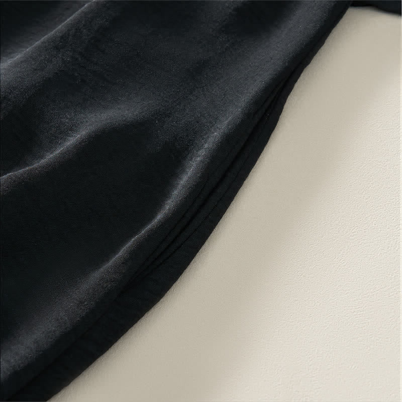 Robe d'été minimaliste et décontractée à manches courtes pour femme, avec poche , Buddha Stones - image 13