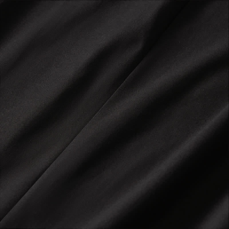 Buddha Stones Robe d'été minimaliste, simple, unie, à manches courtes et poches pour femme - image 15