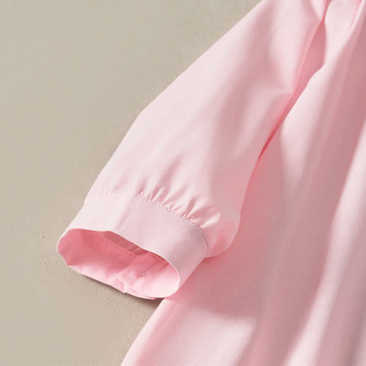 Buddha Stones Robe d'été minimaliste, simple, unie, à manches courtes et poches pour femme - image 21