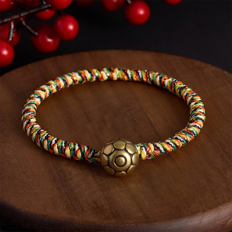 Buddha Stones Bracelet tressé Lotus Balance en ficelle colorée tissée à la main - Fleur de Gesang - 7,5 pouces (19 cm) - image 11