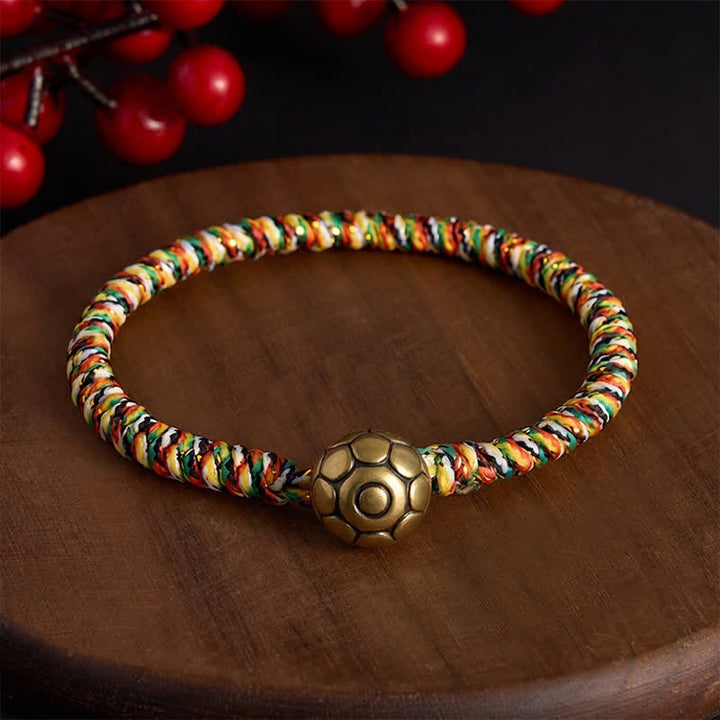 Buddha Stones Bracelet tressé Lotus Balance en ficelle colorée tissée à la main - Fleur de Gesang - 7,5 pouces (19 cm) - image 11