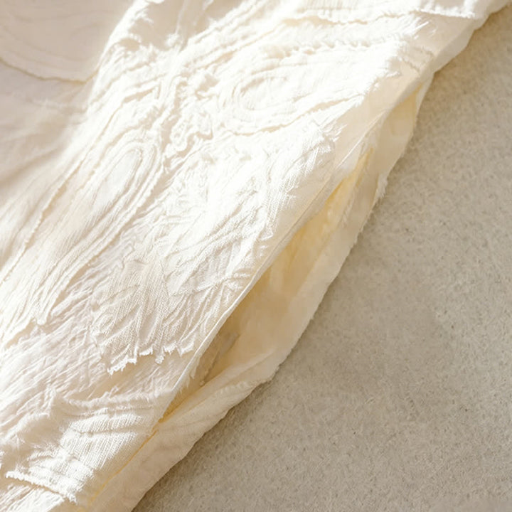 Buddha Stones Robe d'été sans manches pour femme, coupe élégante, décontractée et minimaliste, col en V, poches - image 9