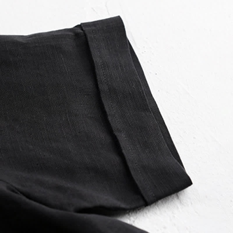 Buddha Stones T-shirts d'été minimalistes et décontractés pour hommes, à manches courtes et poches plaquées. - image 11