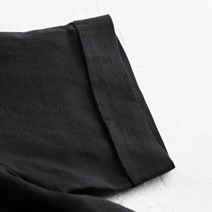 Buddha Stones T-shirts d'été minimalistes et décontractés pour hommes, à manches courtes et poches plaquées. - image 11