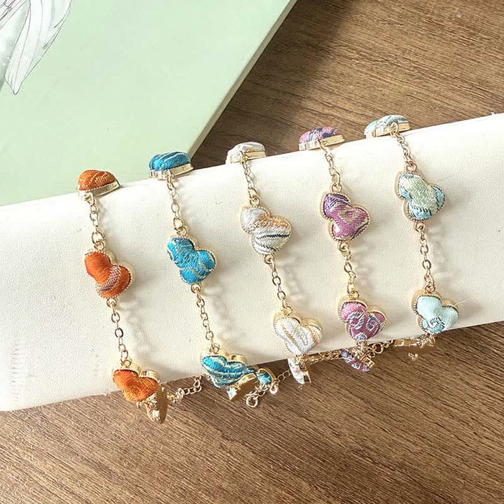 Buddha Stones Bracelet Song Brocart Cuivre Gourde Bénédiction Ton Or - image 5
