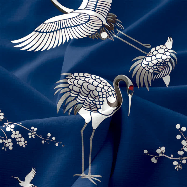 Buddha Stones Robe midi d'été décontractée pour femme, à motif de fleurs de grue, sans manches et avec poches - image 11