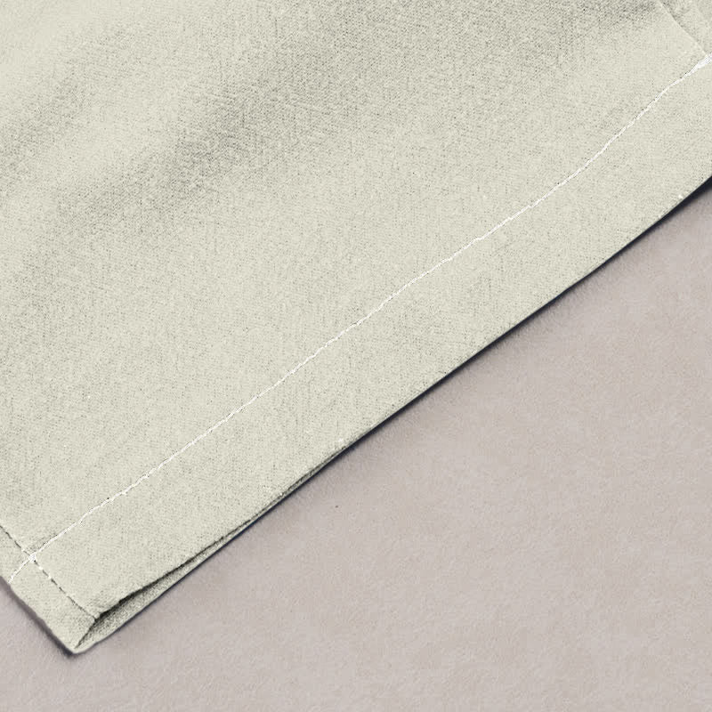 Buddha Stones Pantalon fuselé pour homme en coton imprimé bambou avec poches - image 3