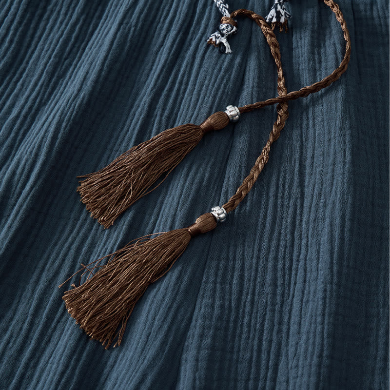 Short bermuda géométrique d'été style bohème décontracté avec cordon de serrage et poches pour homme , Buddha Stones - image 11