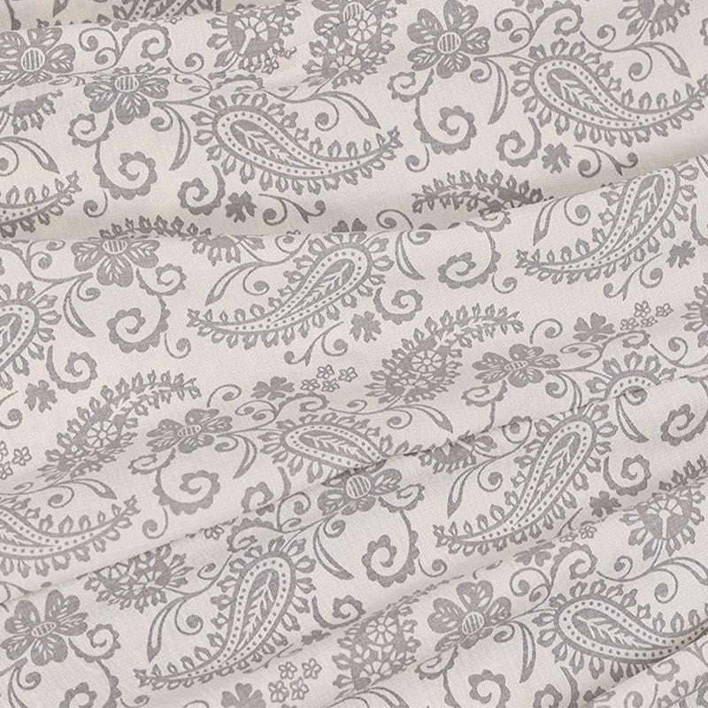 Buddha Stones Pantalon Capri bohème décontracté d'été à cordon de serrage et motif cachemire, style sarouel, avec poches - image 30