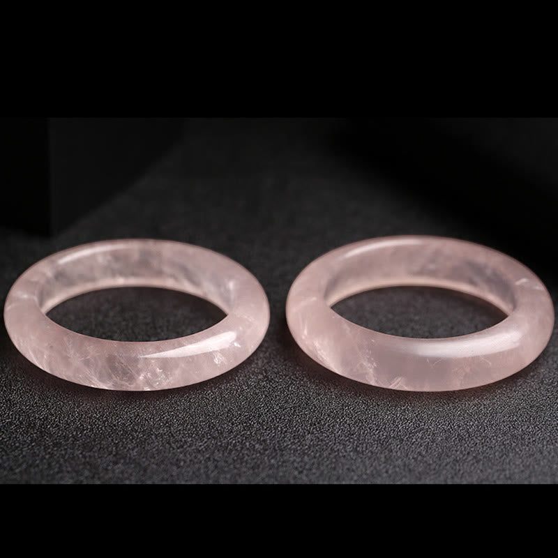 Bracelet de soins et d'amour en quartz rose naturel Buddha Stones - image 8