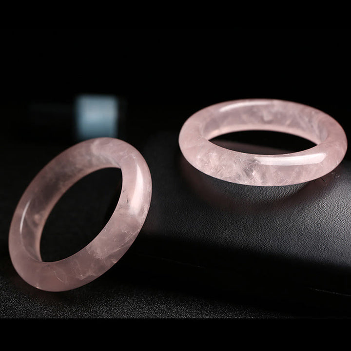 Bracelet de soins et d'amour en quartz rose naturel Buddha Stones - image 6