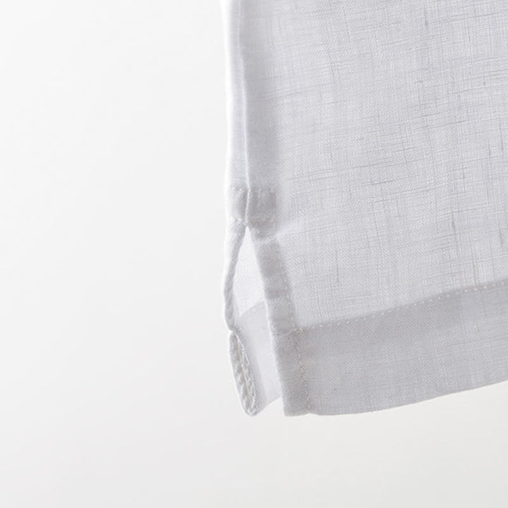 Buddha Stones T-shirts d'été minimalistes à col rond pour hommes, manches courtes et poche plaquée - image 17