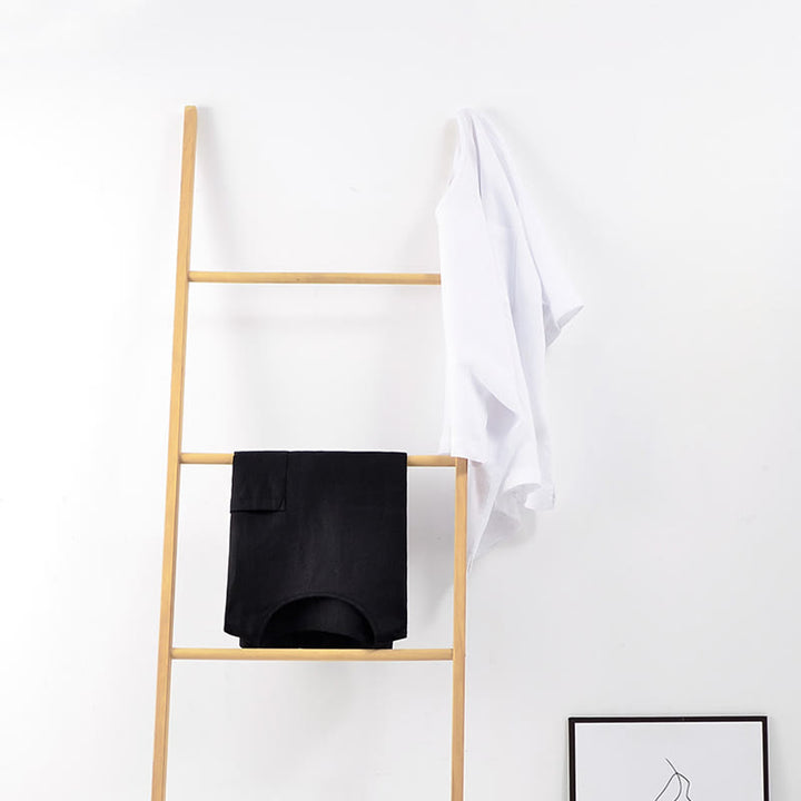 Buddha Stones T-shirts d'été minimalistes à col rond pour hommes, manches courtes et poche plaquée - image 2