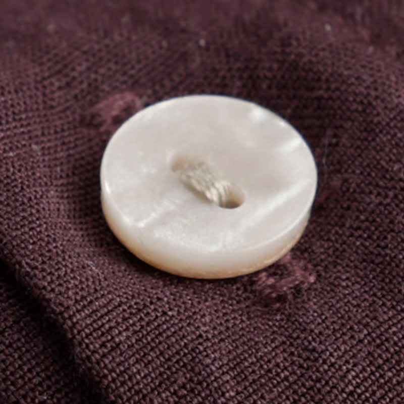 Buddha Stones Chemises d'été minimalistes à manches courtes pour hommes, unies, avec poches plaquées. - image 10