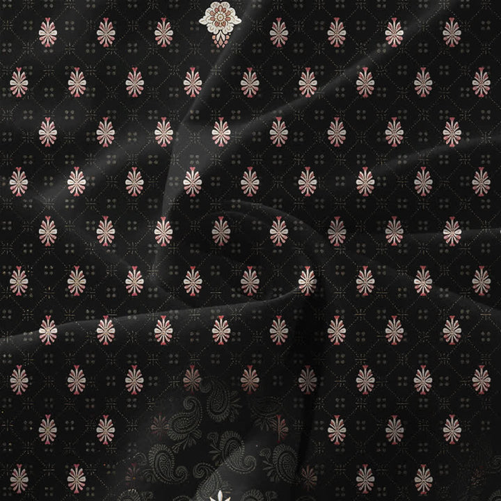 Buddha Stones Robe midi d'été décontractée rose à motif floral ethnique pour femme, sans manches et avec poches - image 3