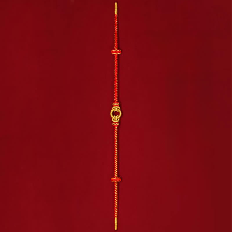 Buddha Stones Bracelet tressé porte-bonheur à nœud rouge du zodiaque chinois - image 4