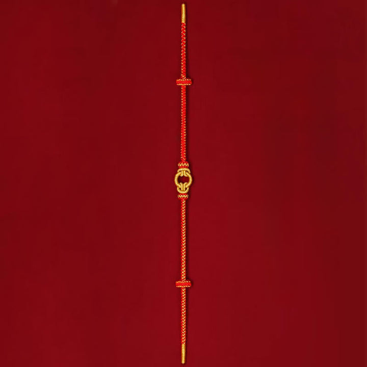 Buddha Stones Bracelet tressé porte-bonheur à nœud rouge du zodiaque chinois - image 4