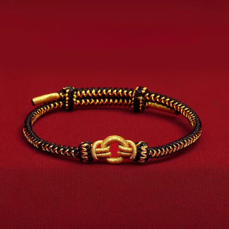 Buddha Stones Bracelet tressé porte-bonheur à nœud rouge du zodiaque chinois - Coq - Tour de poignet : 14–20 cm - image 16