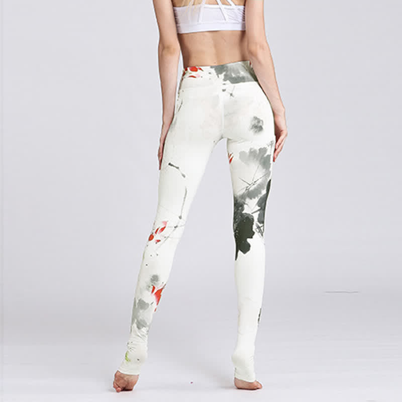 Pantalon de yoga imprimé Buddha Stones Lotus Flower pour femme - image 27