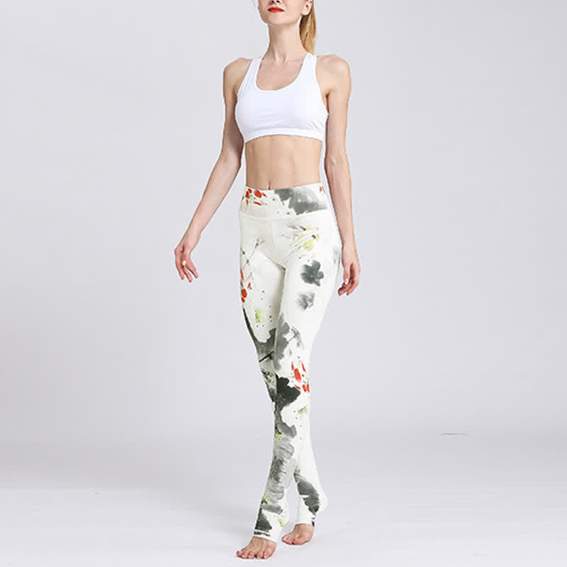 Pantalon de yoga imprimé Buddha Stones Lotus Flower pour femme - image 28