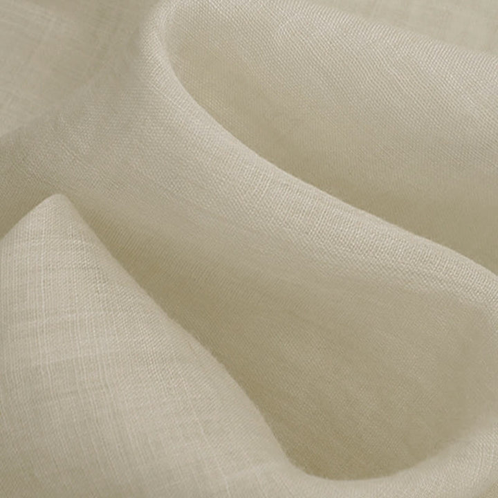 Chemise femme beige à manches trois-quarts, ornée de broderies florales et de feuilles vertes, avec motif de Buddha Stones - image 11