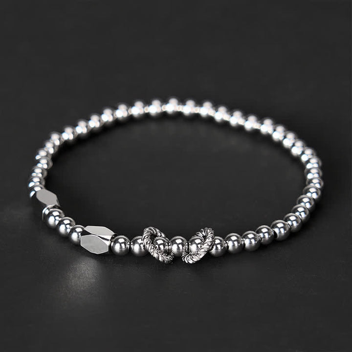 Bracelet couple design perles en cuivre et laiton Buddha Stones Wealth Self Care - Acier inoxydable - 20-21 cm - image 11