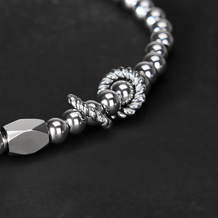 Bracelet couple design perles en cuivre et laiton Buddha Stones Wealth Self Care - image 14