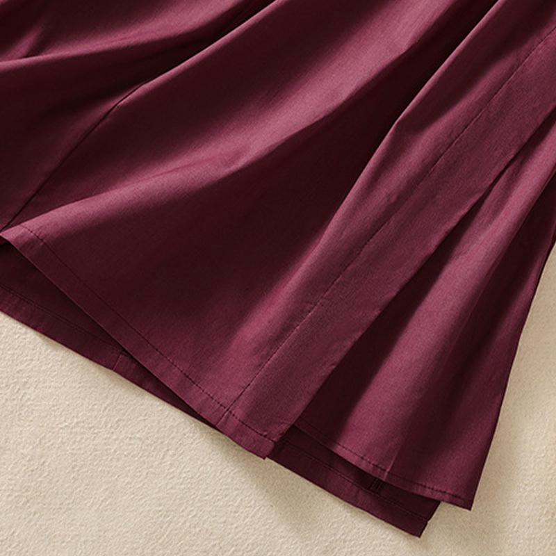 Buddha Stones Robe d'été élégante, minimaliste et unie sans manches pour femme, avec poche - image 9