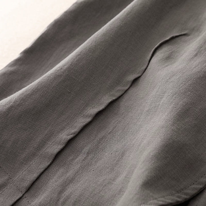 Buddha Stones Débardeur uni à col en V, style minimaliste et décontracté, pour femme. Chemise sans manches. - image 15