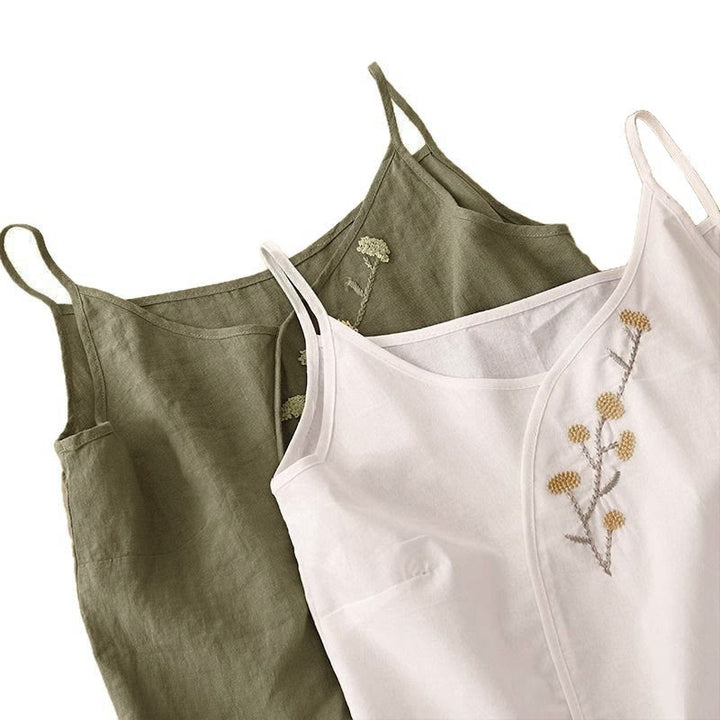 Gilet sans manches pour femme avec broderie ethnique à motifs de Buddha Stones et design asymétrique - image 12