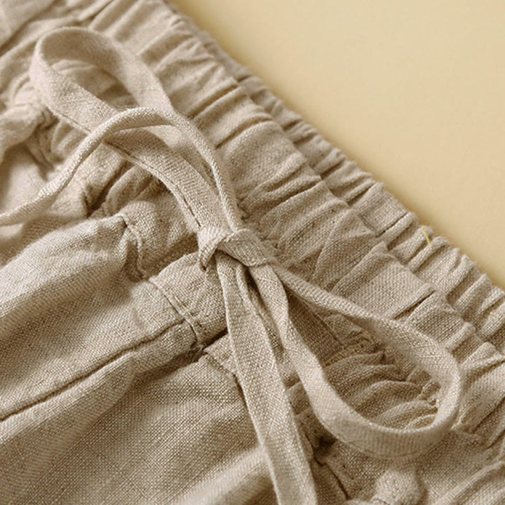 Pantalon Capri uni à poches Buddha Stones Commute pour femme - image 14