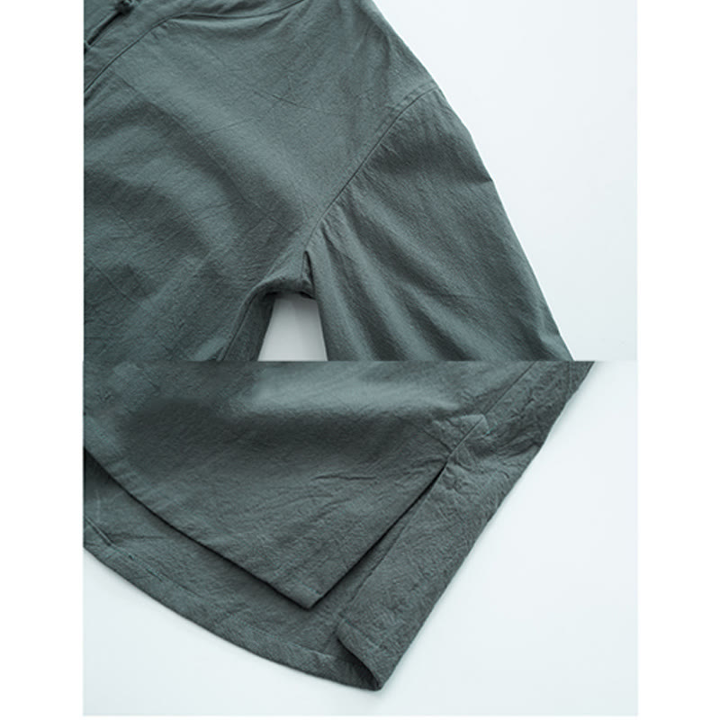 Ensemble homme composé d'un t-shirt à manches courtes et d'un pantalon, de couleur unie, avec Buddha Stones - image 2